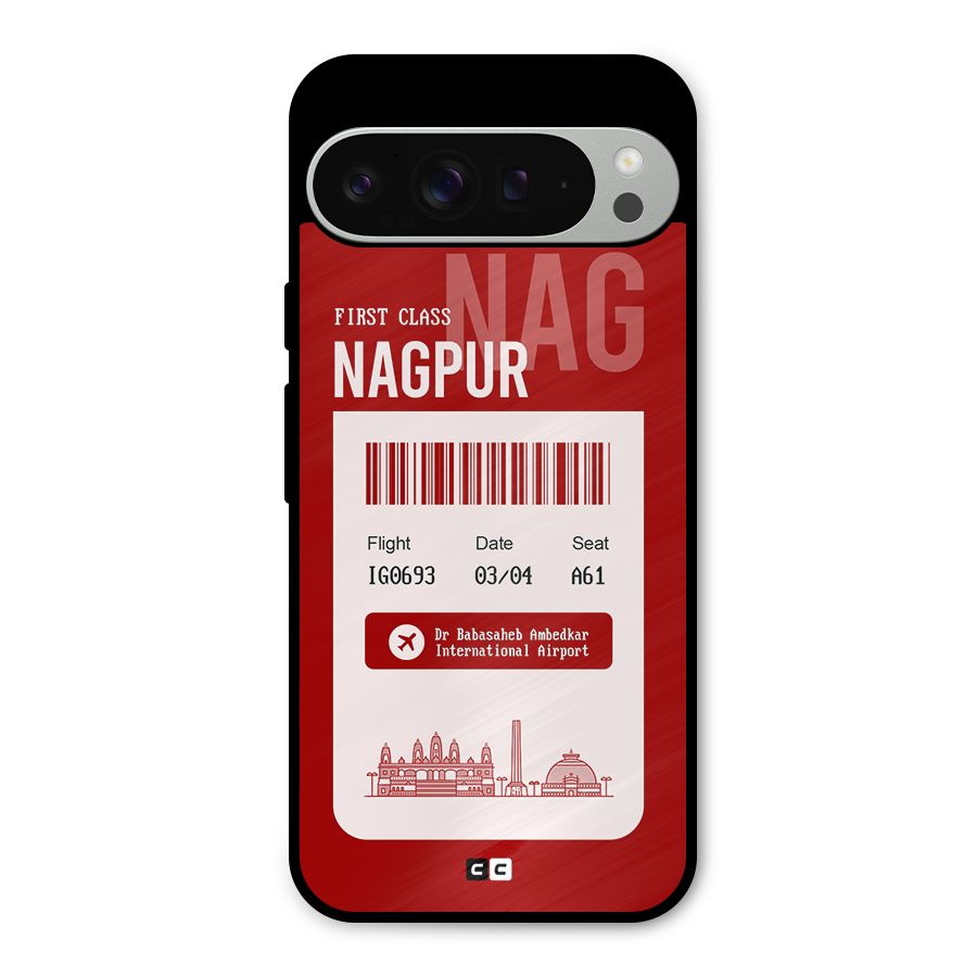 Nagpur Boarding Pass Metal Back Case for Google Pixel 9 Pro XL