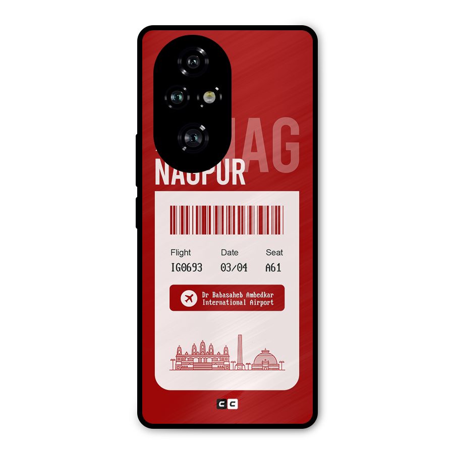 Nagpur Boarding Pass Metal Back Case for Honor 200 Pro