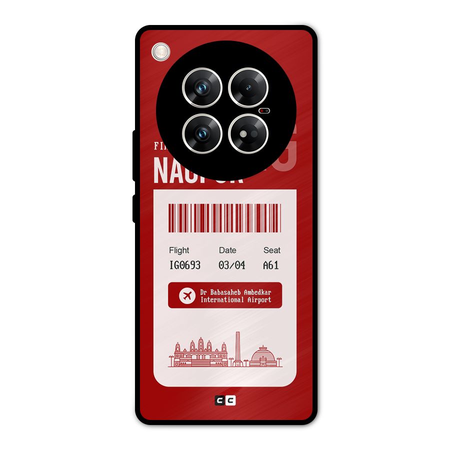 Nagpur Boarding Pass Metal Back Case for Infinix Zero 40 5G