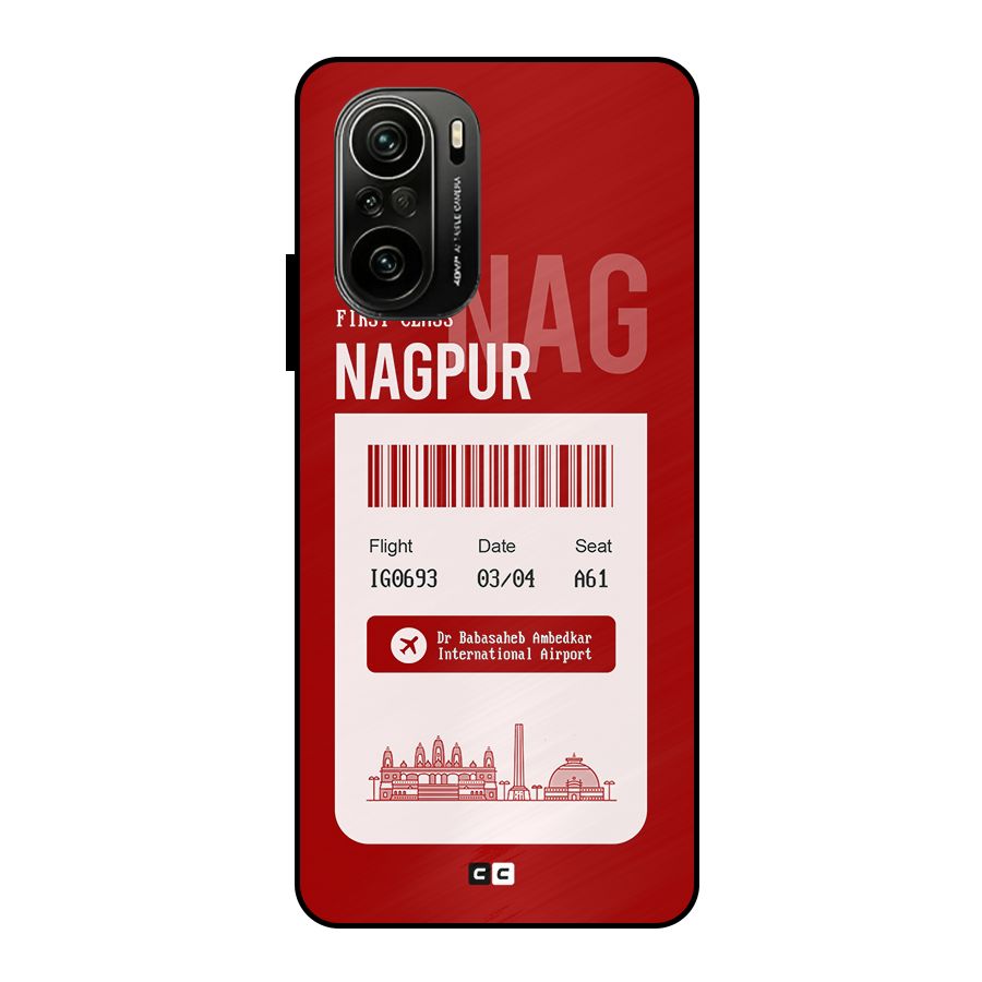 Nagpur Boarding Pass Metal Back Case for Mi 11x