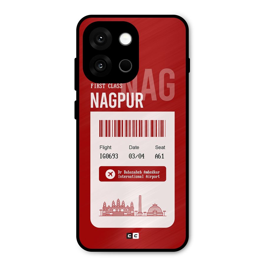 Nagpur Boarding Pass Metal Back Case for OnePlus 13s
