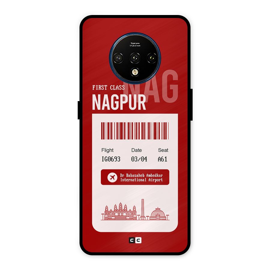 Nagpur Boarding Pass Metal Back Case for OnePlus 7T