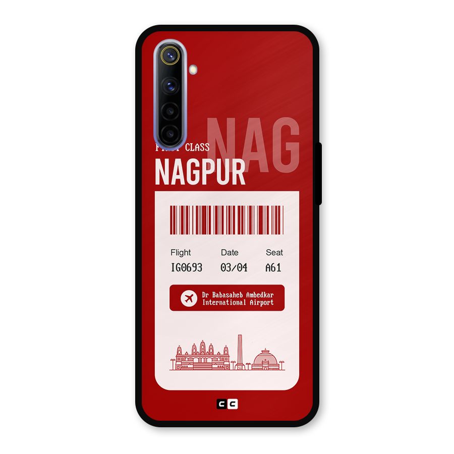 Nagpur Boarding Pass Metal Back Case for Realme 6i