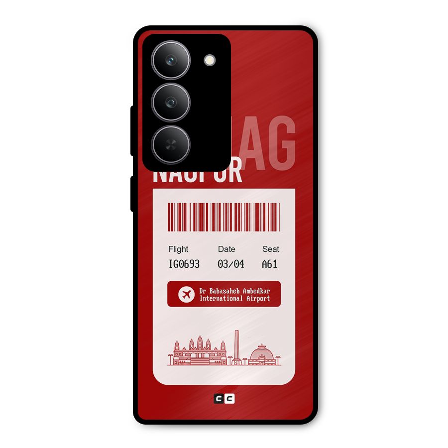 Nagpur Boarding Pass Metal Back Case for Realme P3x
