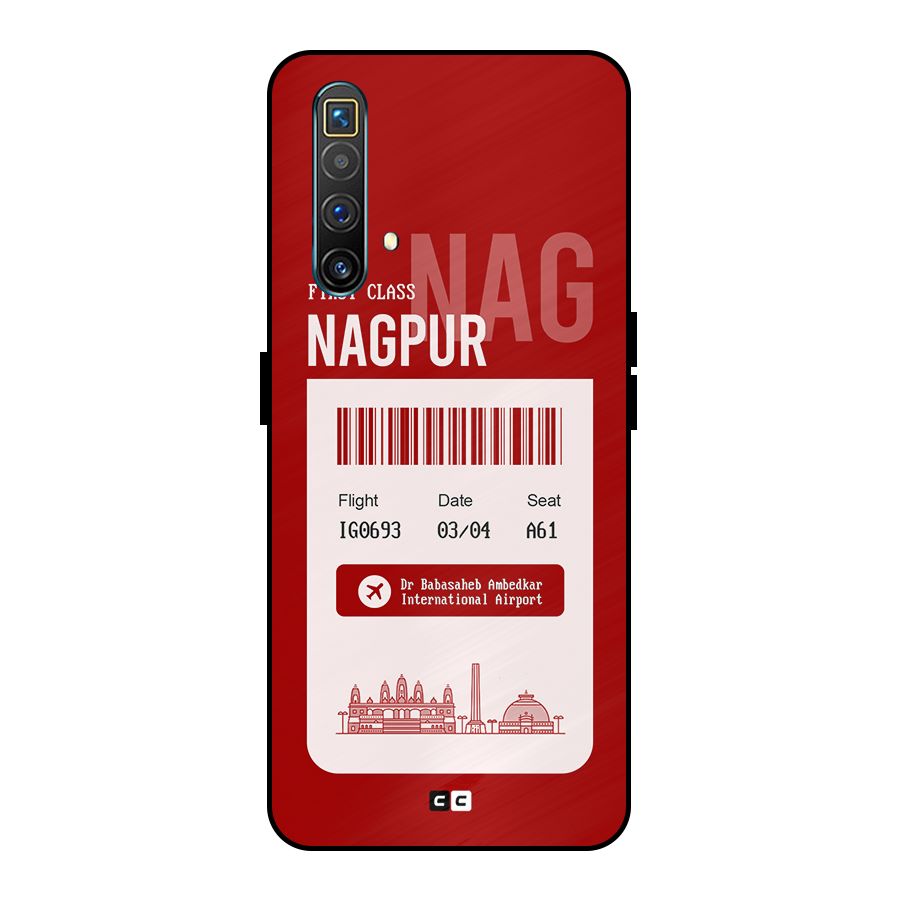 Nagpur Boarding Pass Metal Back Case for Realme X3 SuperZoom