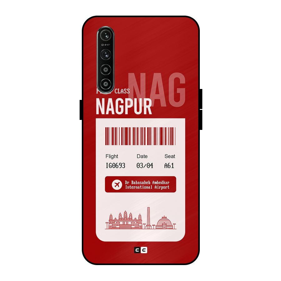 Nagpur Boarding Pass Metal Back Case for Realme XT