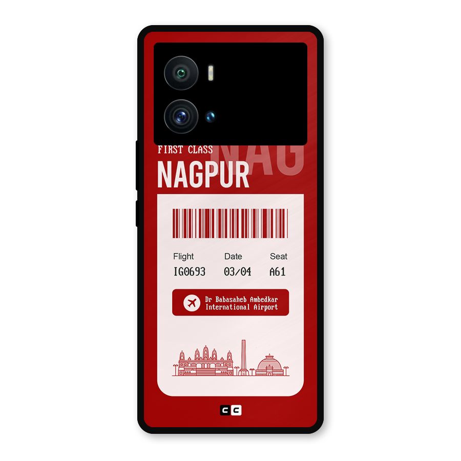 Nagpur Boarding Pass Metal Back Case for iQOO 9 Pro