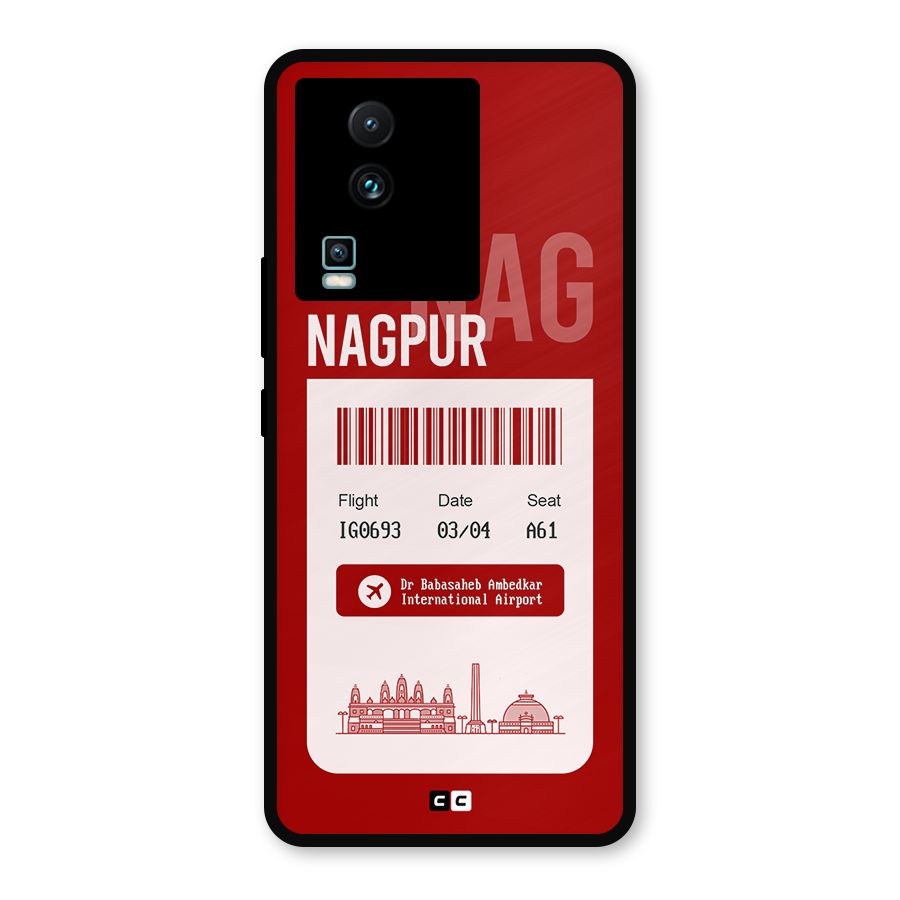 Nagpur Boarding Pass Metal Back Case for iQOO Neo 7 Pro