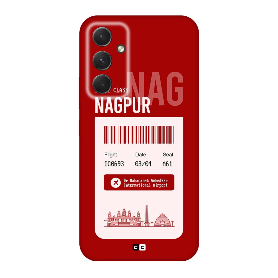 Nagpur Boarding Pass Original Polycarbonate Back Case for Galaxy A54