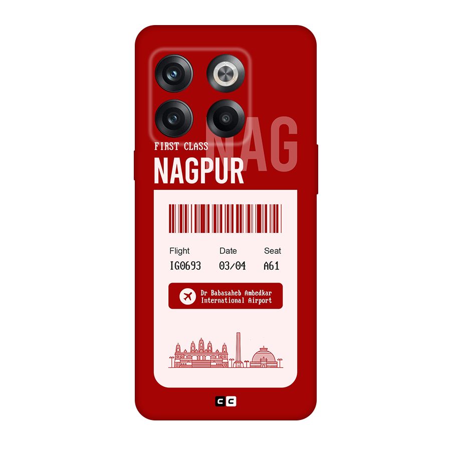 Nagpur Boarding Pass Original Polycarbonate Back Case for OnePlus 10T