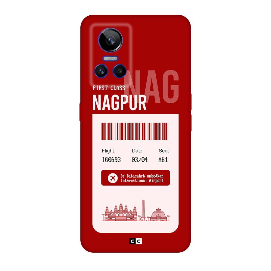 Nagpur Boarding Pass Original Polycarbonate Back Case for Realme GT Neo 3