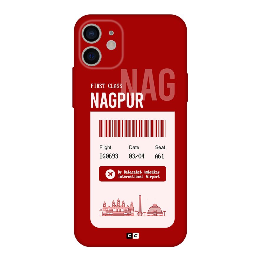 Nagpur Boarding Pass Original Polycarbonate Back Case for iPhone 11