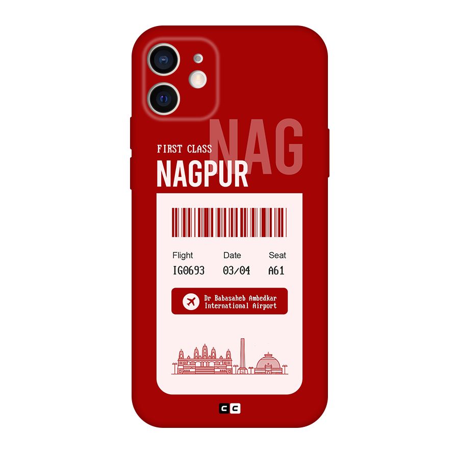 Nagpur Boarding Pass Original Polycarbonate Back Case for iPhone 12