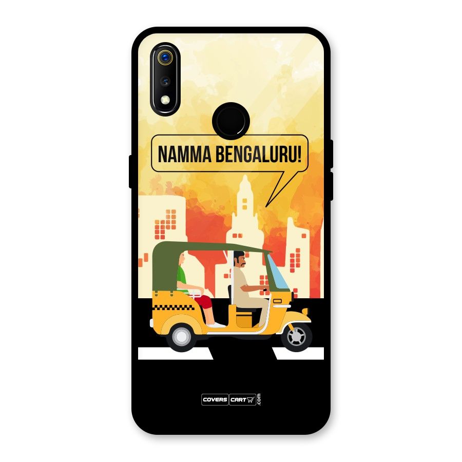 Namma Bengaluru Glass Back Case for Realme 3i