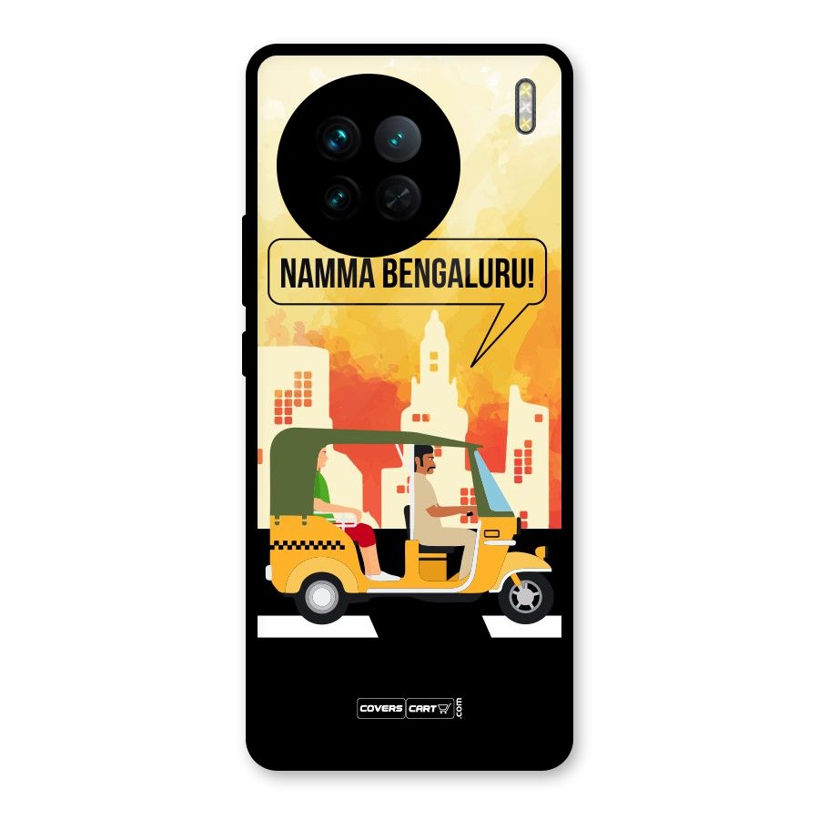 Namma Bengaluru Glass Back Case for Vivo X90