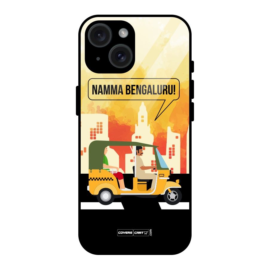 Namma Bengaluru Glass Back Case for iPhone 15