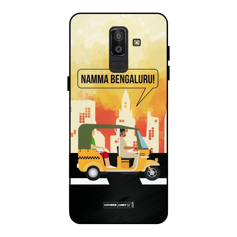 Namma Bengaluru Metal Back Case for Galaxy J8