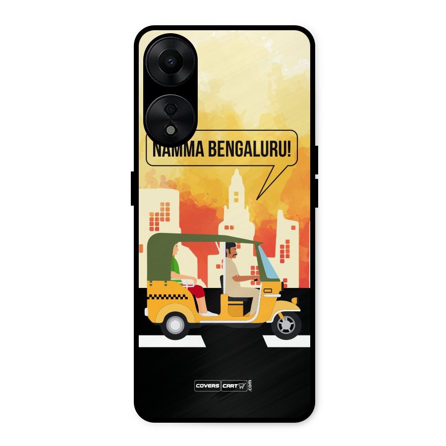 Namma Bengaluru Metal Back Case for Oppo A78 5G