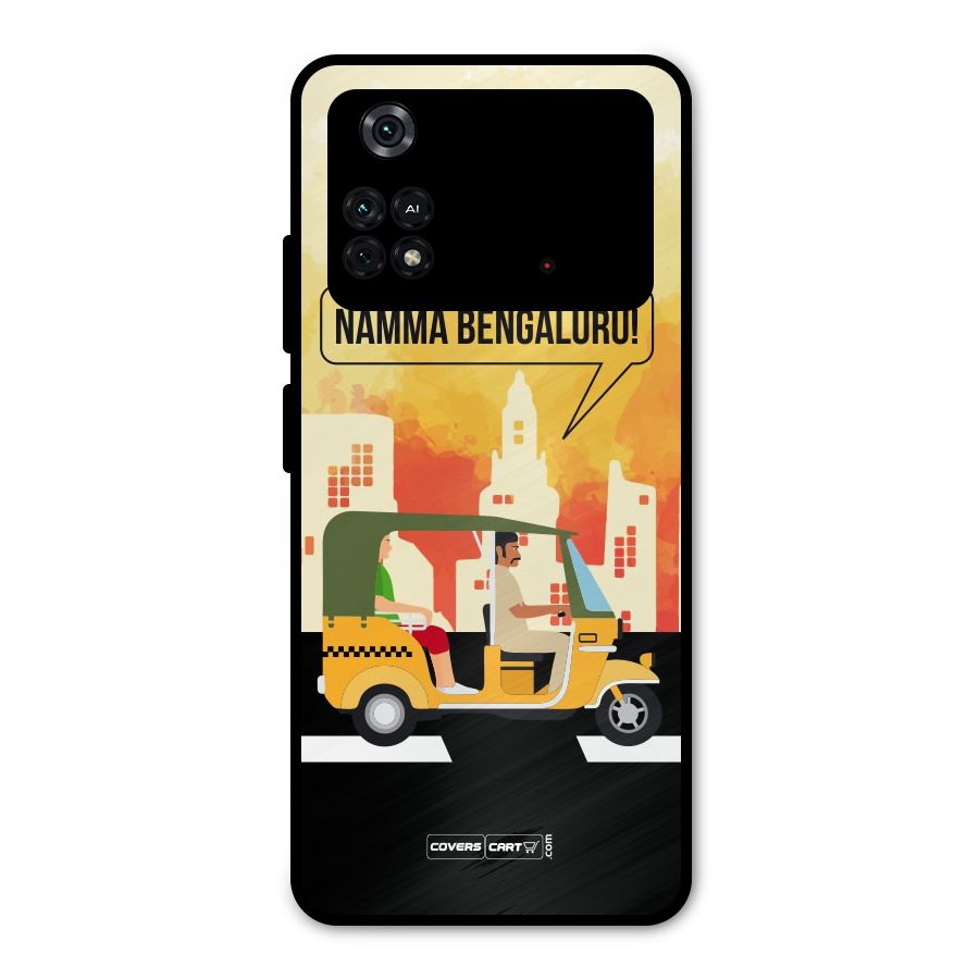 Namma Bengaluru Metal Back Case for Poco M4 Pro 4G