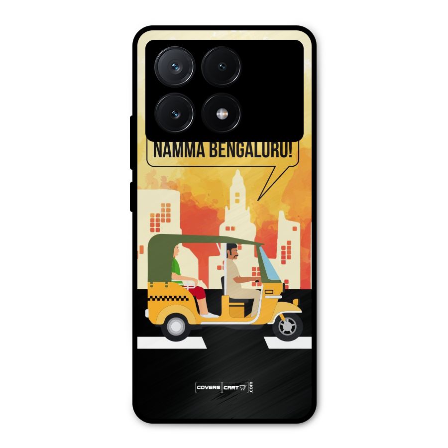 Namma Bengaluru Metal Back Case for Poco X6 Pro