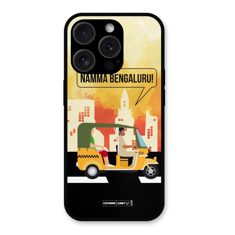 Namma Bengaluru Metal Back Case for iPhone 15 Pro