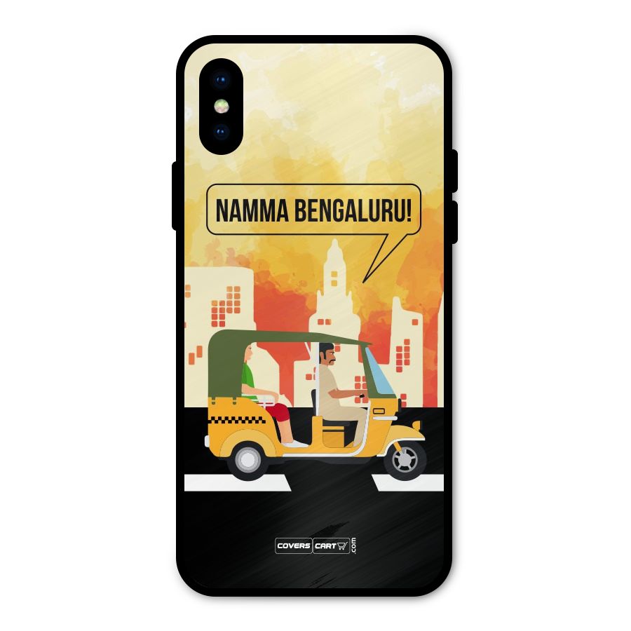 Namma Bengaluru Metal Back Case for iPhone XS