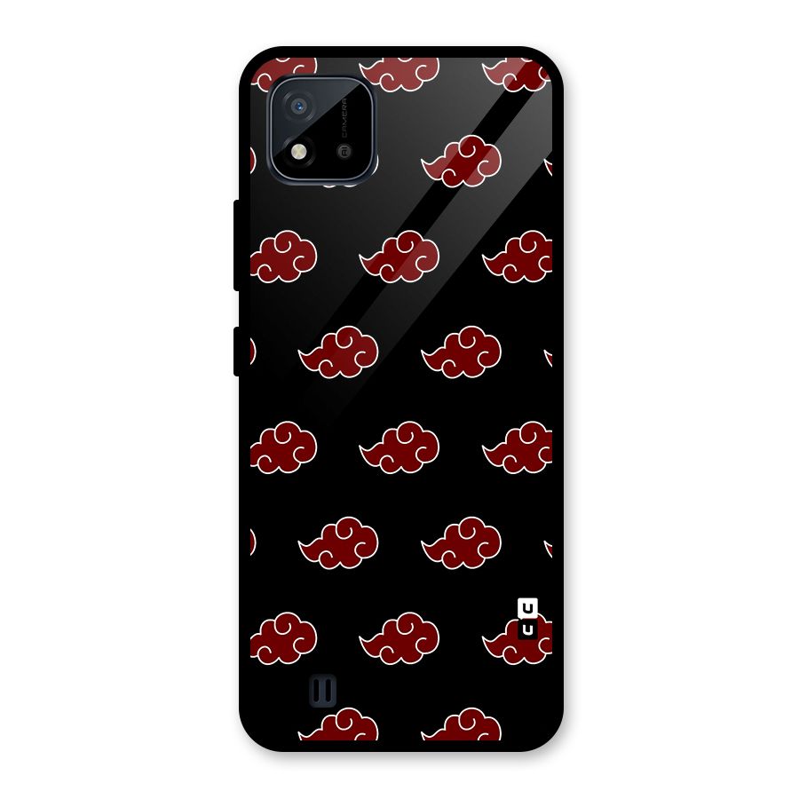 Naruto Akatsuki Pattern Glass Back Case for Realme C11 2021
