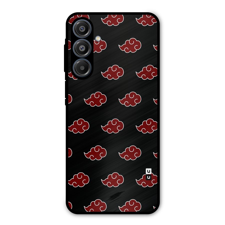 Naruto Akatsuki Pattern Metal Back Case for Galaxy A16 5G