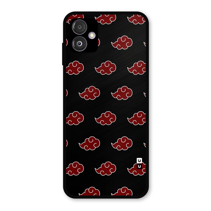 Naruto Akatsuki Pattern Metal Back Case for Galaxy F14