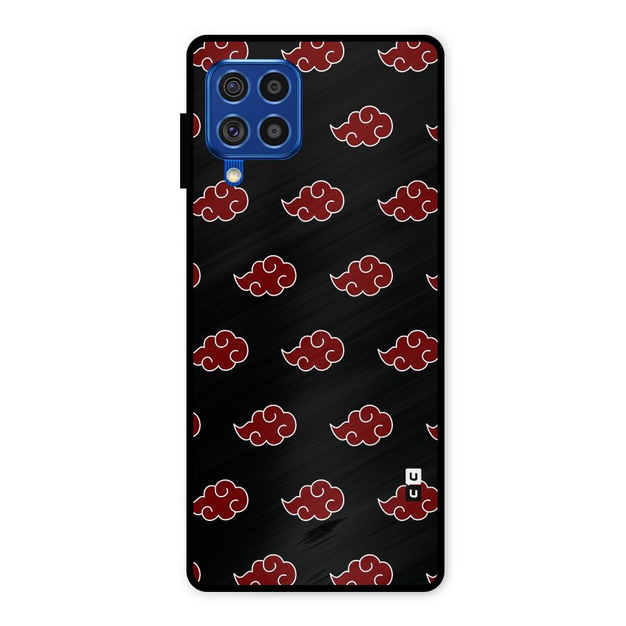 Naruto Akatsuki Pattern Metal Back Case for Galaxy F62