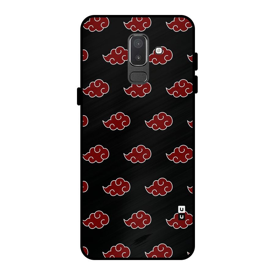 Naruto Akatsuki Pattern Metal Back Case for Galaxy On8 (2018)