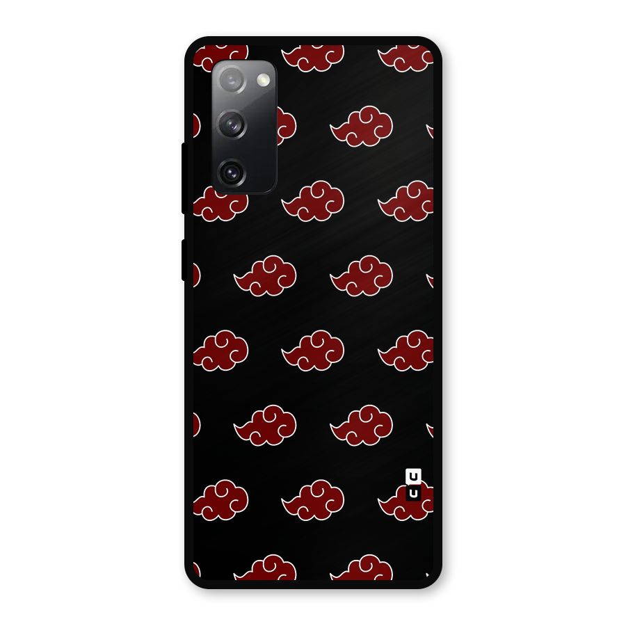 Naruto Akatsuki Pattern Metal Back Case for Galaxy S20 FE