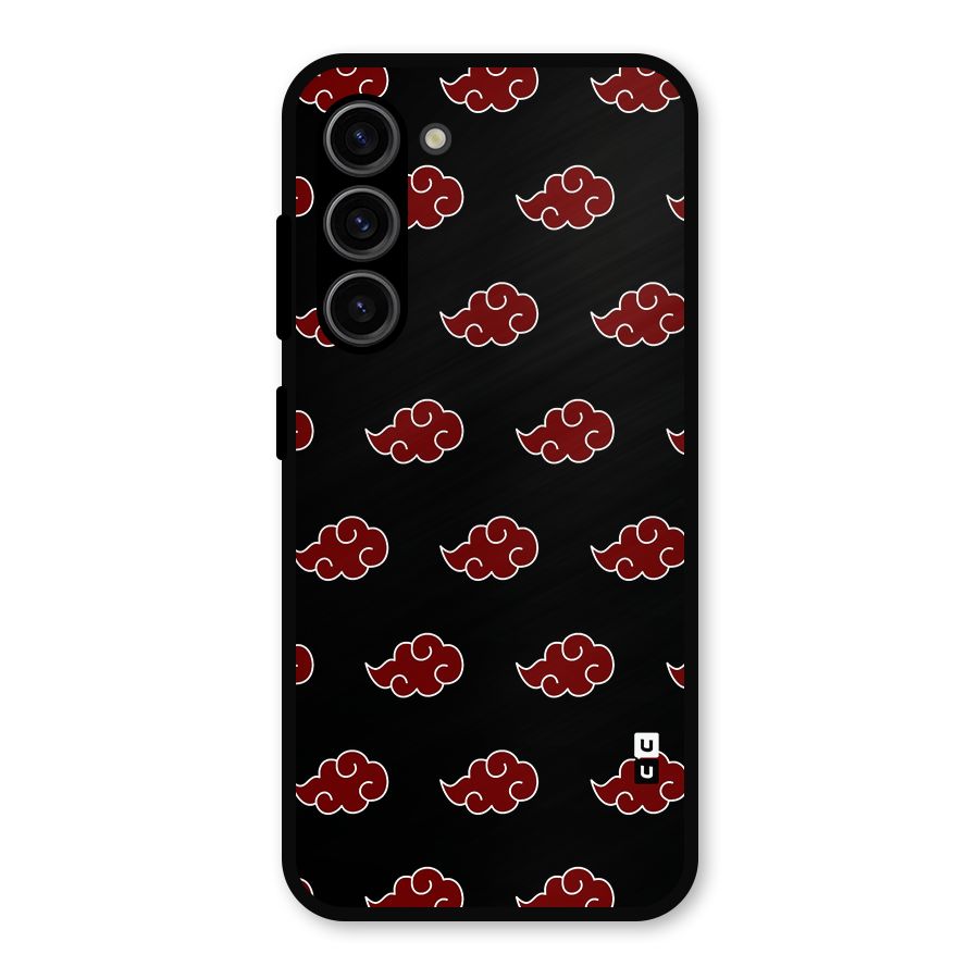 Naruto Akatsuki Pattern Metal Back Case for Galaxy S23