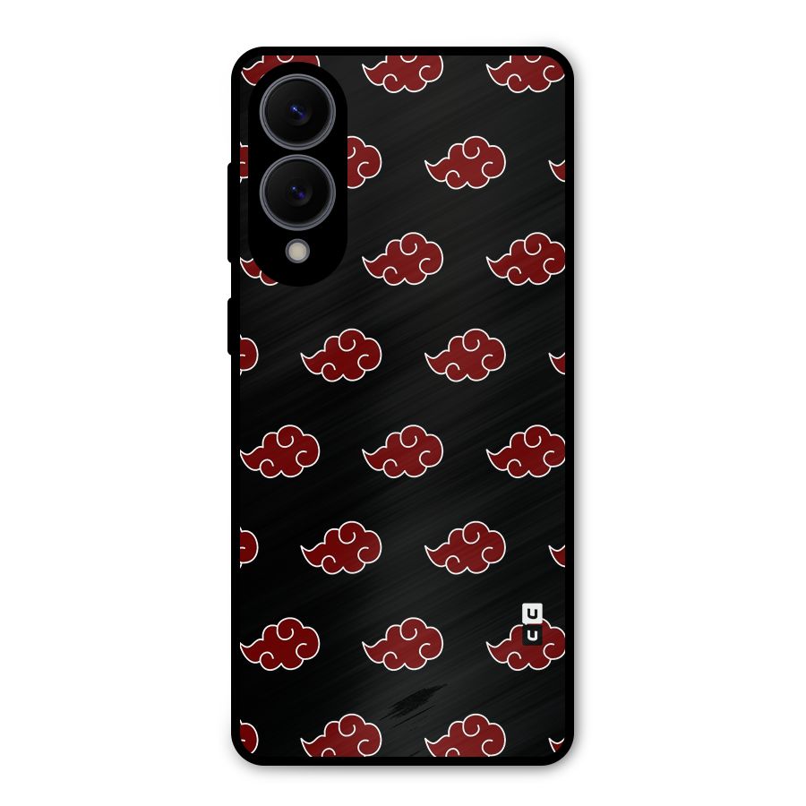 Naruto Akatsuki Pattern Metal Back Case for Galaxy S25 Edge