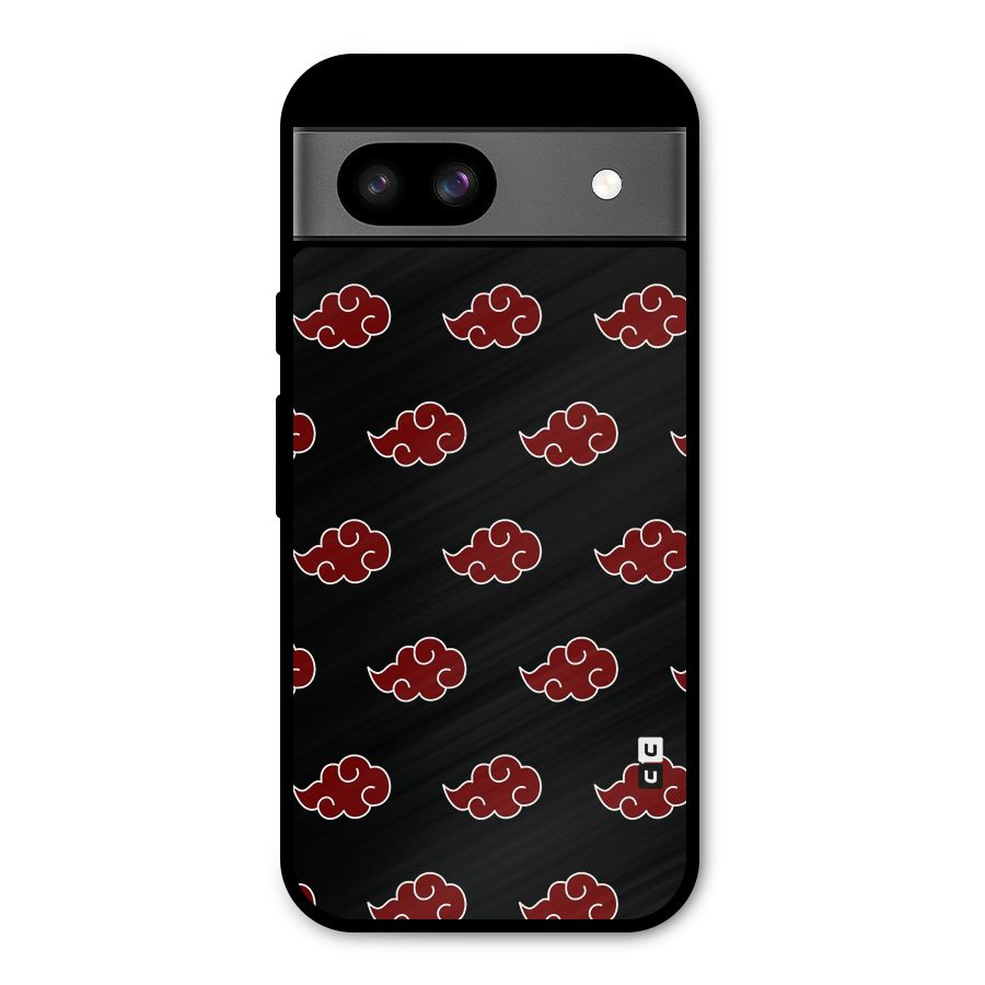 Naruto Akatsuki Pattern Metal Back Case for Google Pixel 8a