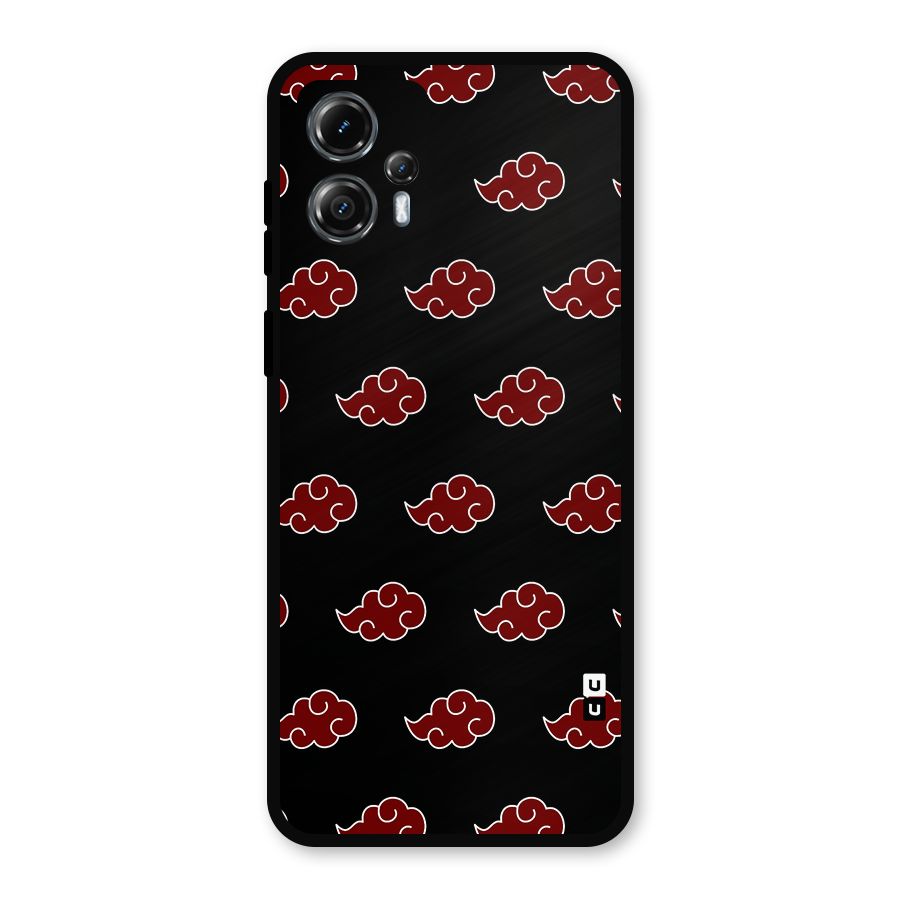 Naruto Akatsuki Pattern Metal Back Case for Moto G13