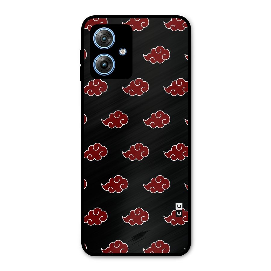 Naruto Akatsuki Pattern Metal Back Case for Moto G54