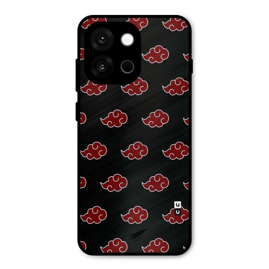 Naruto Akatsuki Pattern Metal Back Case for OnePlus 13s
