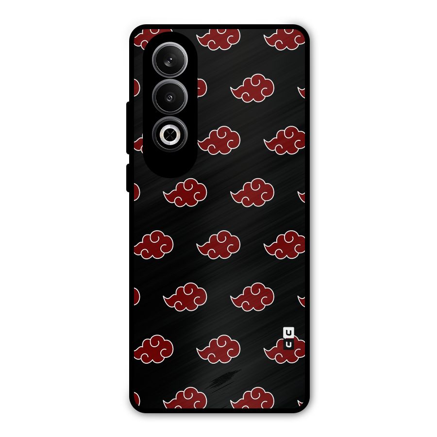 Naruto Akatsuki Pattern Metal Back Case for OnePlus Nord CE4