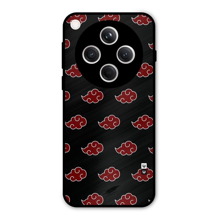 Naruto Akatsuki Pattern Metal Back Case for Oppo Find X8