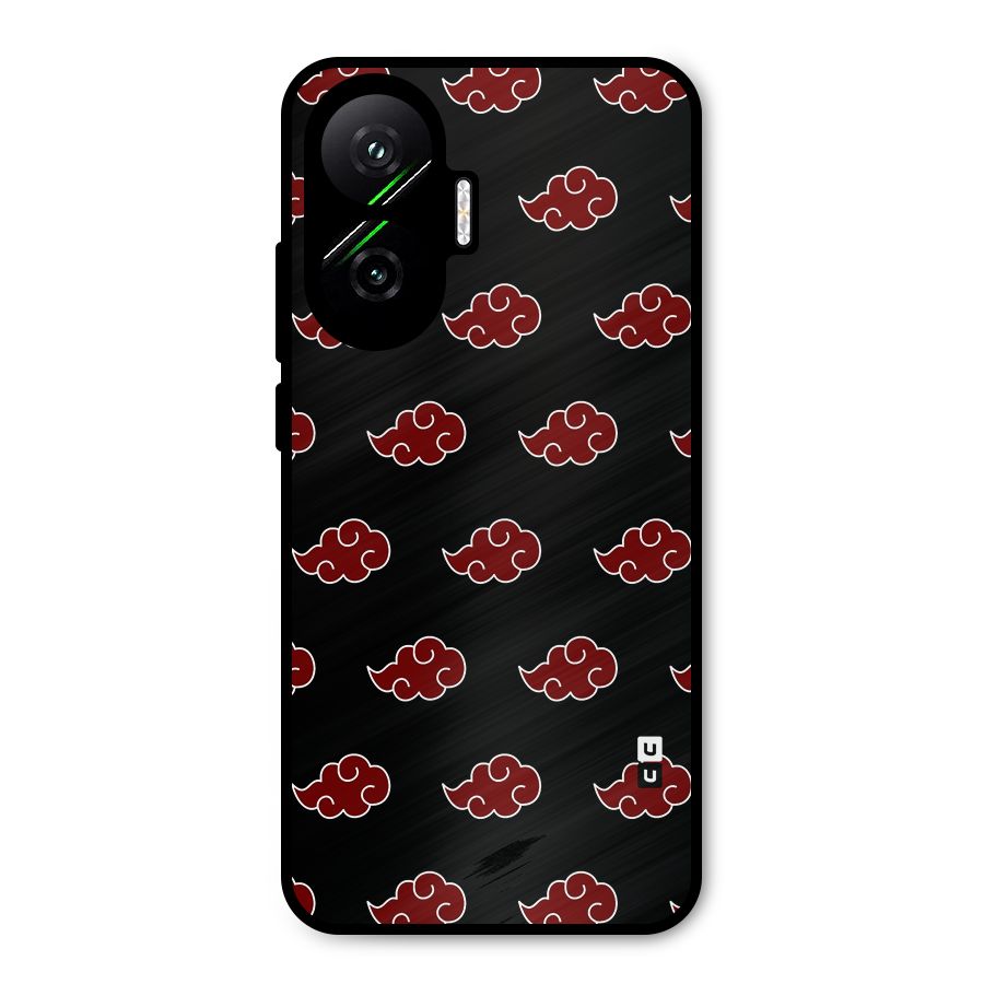 Naruto Akatsuki Pattern Metal Back Case for Poco F7