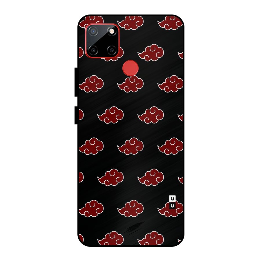 Naruto Akatsuki Pattern Metal Back Case for Realme C12