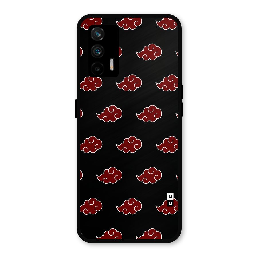 Naruto Akatsuki Pattern Metal Back Case for Realme GT 5G