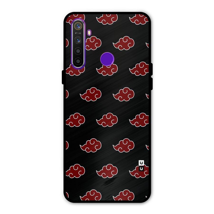 Naruto Akatsuki Pattern Metal Back Case for Realme Narzo 10