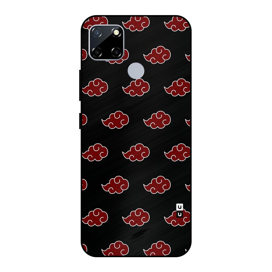 Naruto Akatsuki Pattern Metal Back Case for Realme Narzo 30A