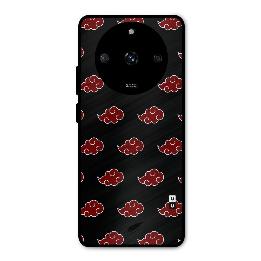 Naruto Akatsuki Pattern Metal Back Case for Realme Narzo 60 5G