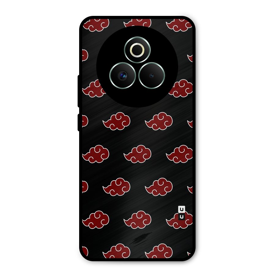 Naruto Akatsuki Pattern Metal Back Case for Realme P3 Pro