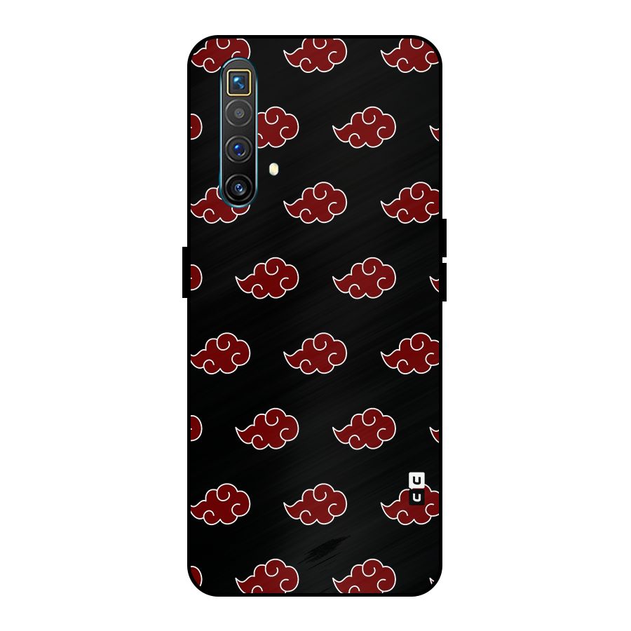 Naruto Akatsuki Pattern Metal Back Case for Realme X3