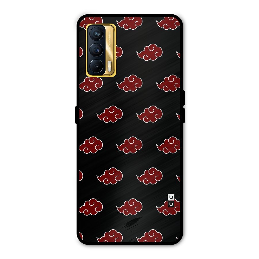 Naruto Akatsuki Pattern Metal Back Case for Realme X7