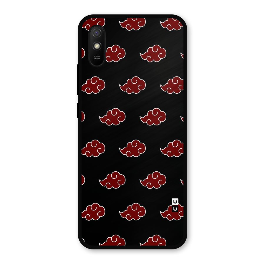 Naruto Akatsuki Pattern Metal Back Case for Redmi 9a